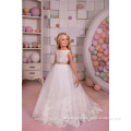 Alibaba Custom made Latest Children A Line Long Beauty Pageant Birthday Lace A Line frock design for Flower Girl Dresses LF44